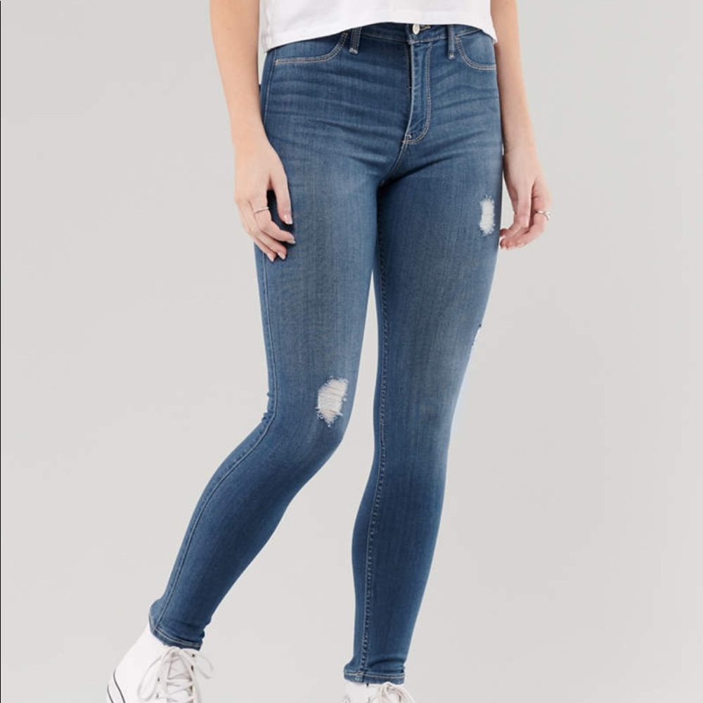 Hollister high rise jean legging size:5R W:27 L:28